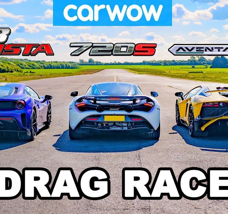 Three Incredible Supercars In One Epic Drag Race!