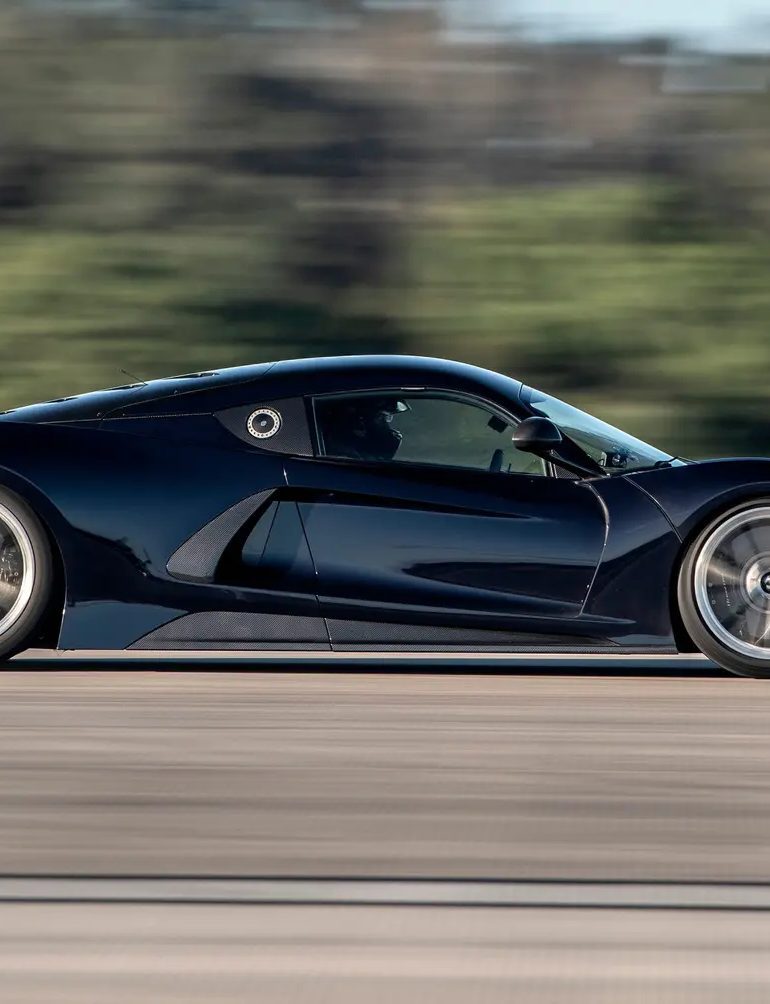 Hennessey Venom F5 high-speed testing