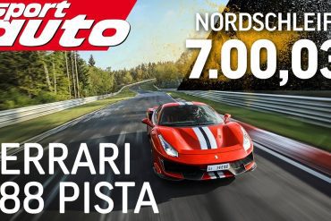 Ferrari 488 Pista Completes A Full Lap Around Nordschleife In 7 Minutes Flat!