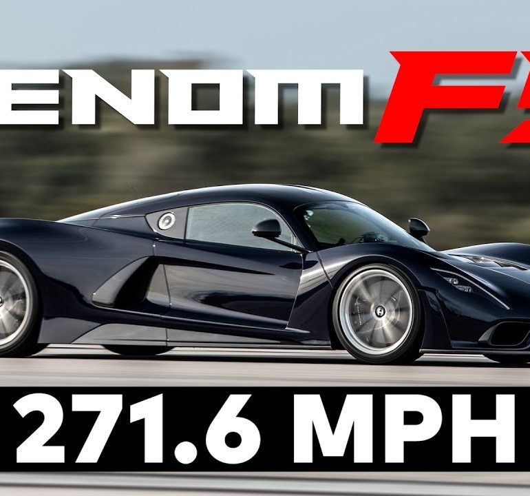 Hennessey Venom F5 Easily Reaches Over 270 MPH!