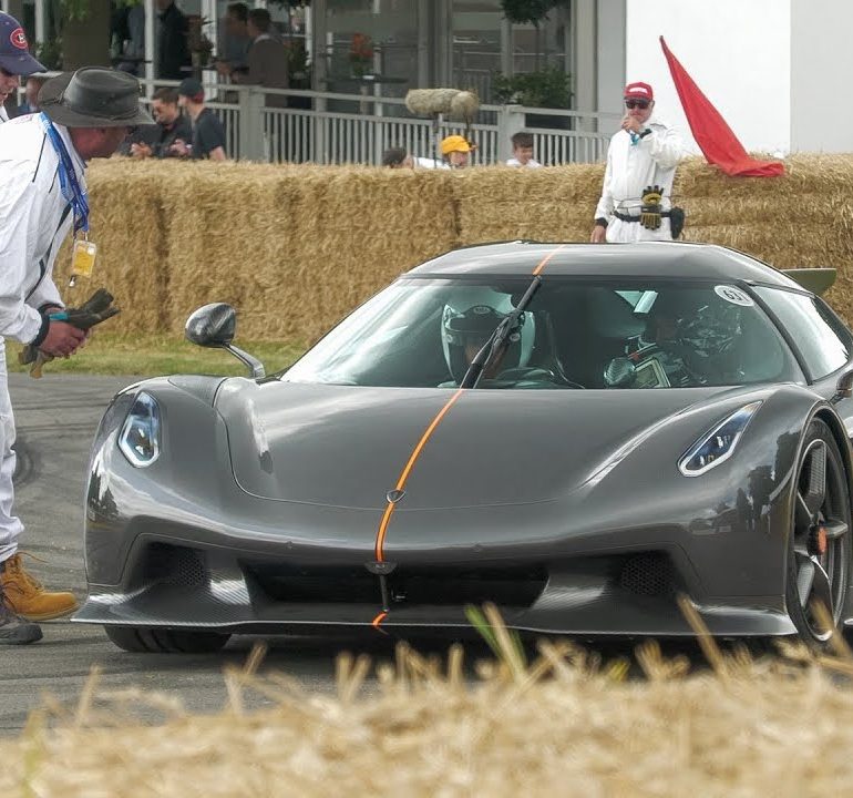 Koenigsegg Jesko Absolut Tears Up The Goodwood Hillclimb