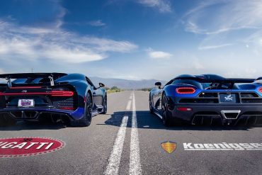 Drag Race: Bugatti Chiron vs Koenigsegg Agera