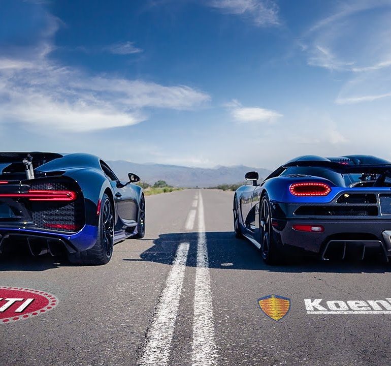 Drag Race: Bugatti Chiron vs Koenigsegg Agera