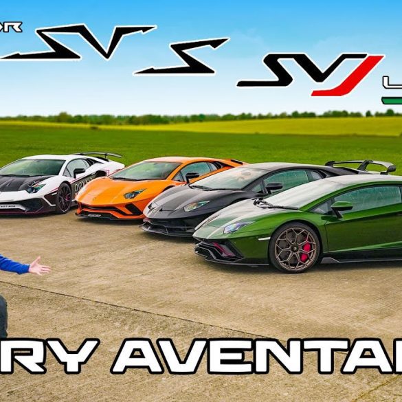 Testing Every Lamborghini Aventador's Quarter Mile Time