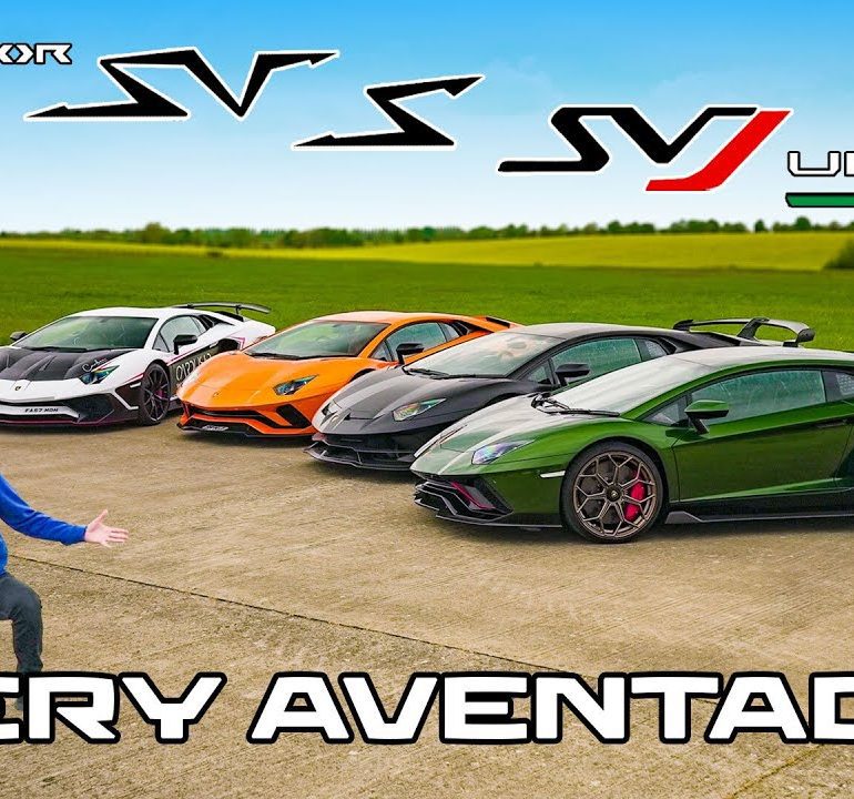 Testing Every Lamborghini Aventador's Quarter Mile Time