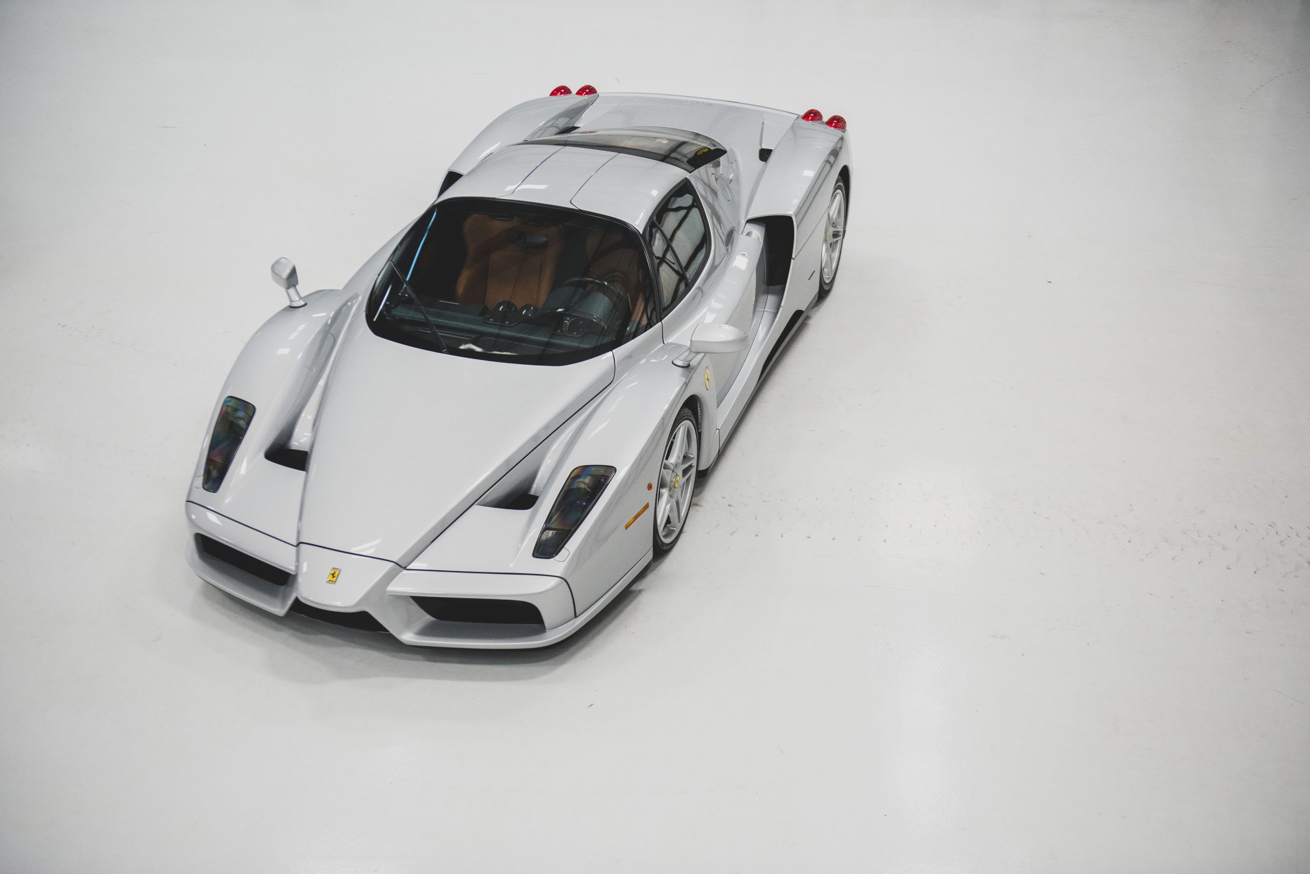 A Ferrari Enzo With Factory Wrapping Only 141 Miles On The Odometer