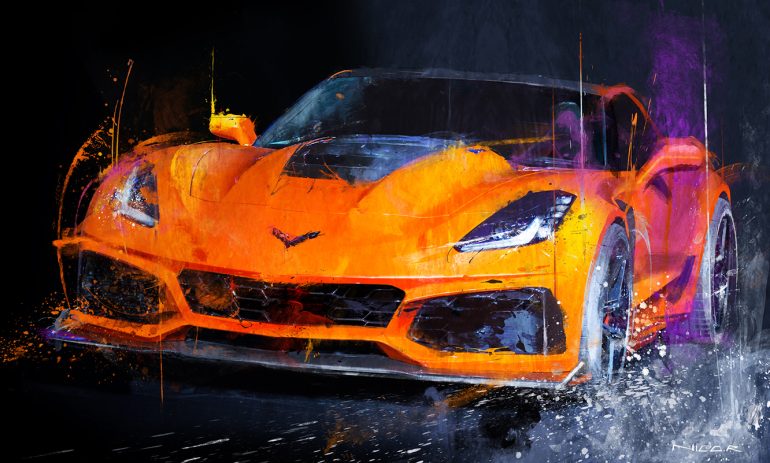 Nicolas Rousselet's Corvette ZR1 Artwork