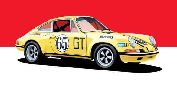 1972 Porsche 911 S/T Artwork