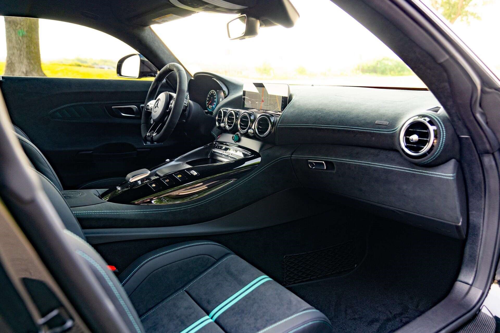 Interior of a 2021 Mercedes-AMG GT Black Series P One Edition