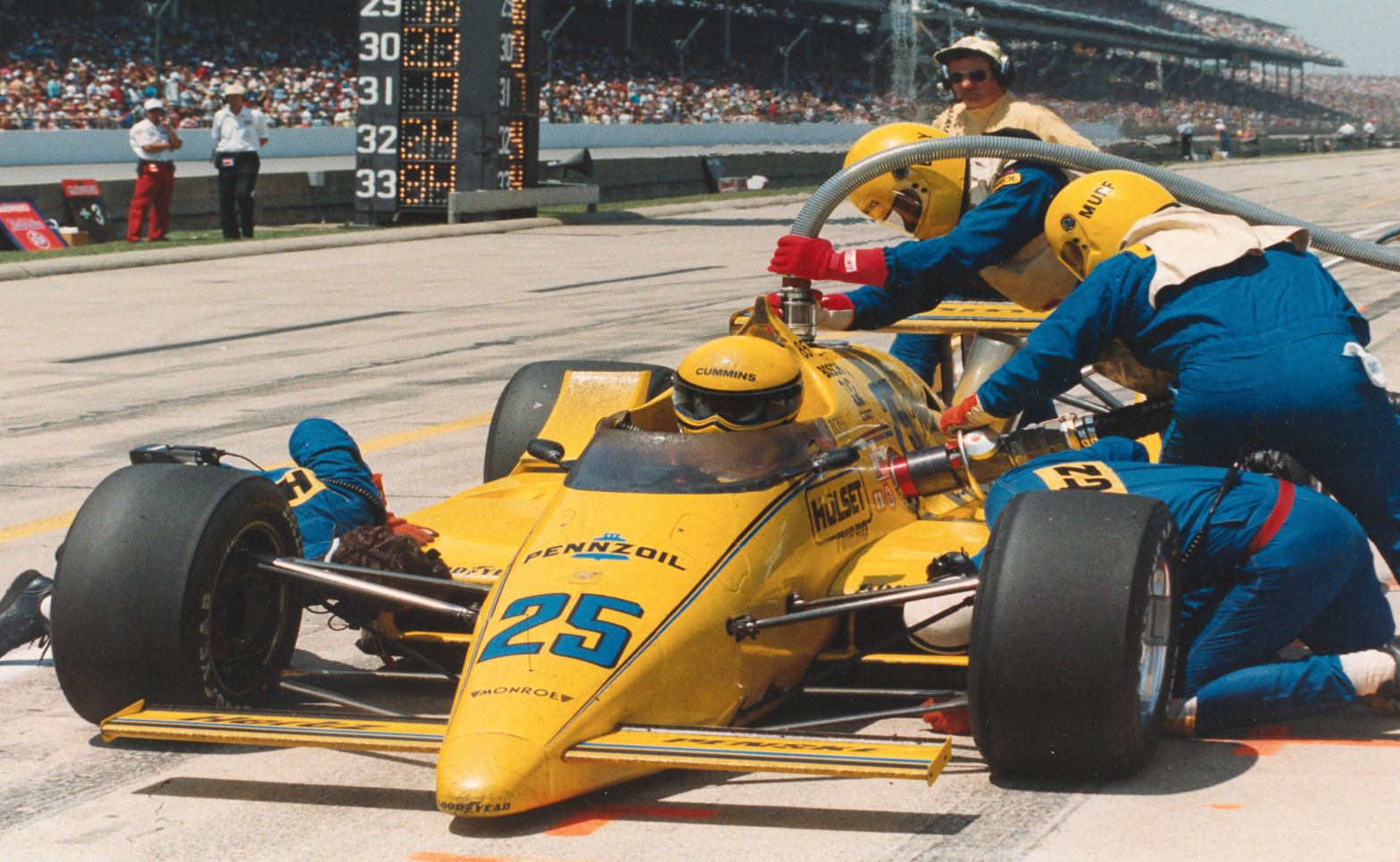 Al Unser Sr. wins his fourth Indy 500