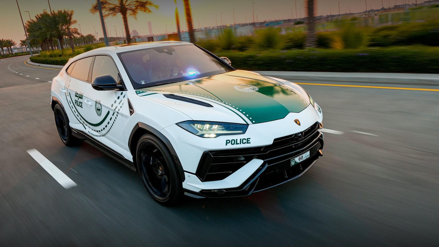 Dubai Police adds the Lamborghini Urus Performante to the fleet