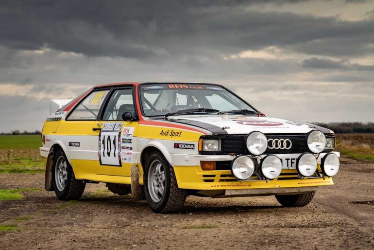 1984 audi quattro rally car