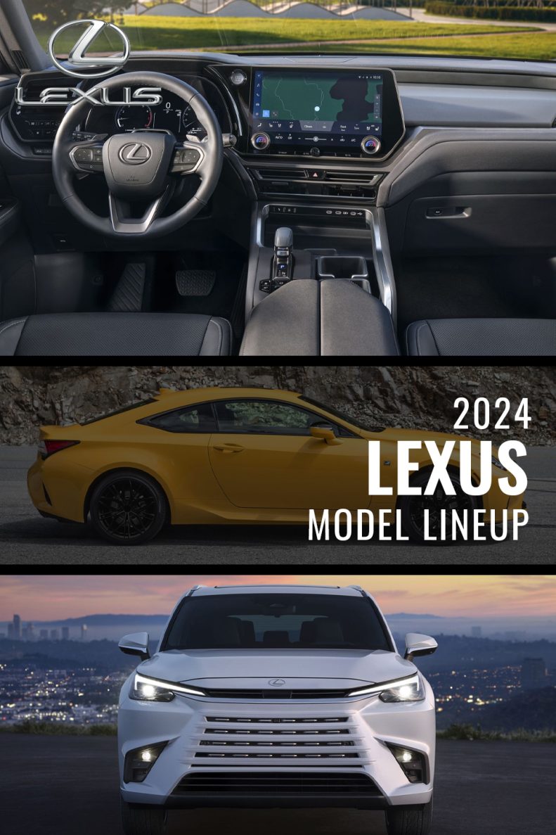 2024 Lexus Model Lineup