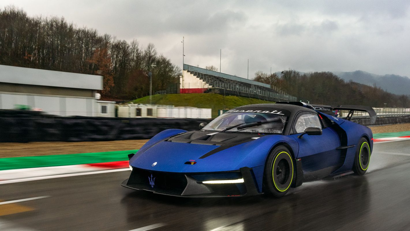 The Maserati MCXtrema tackles the track ahead of initial deliveries