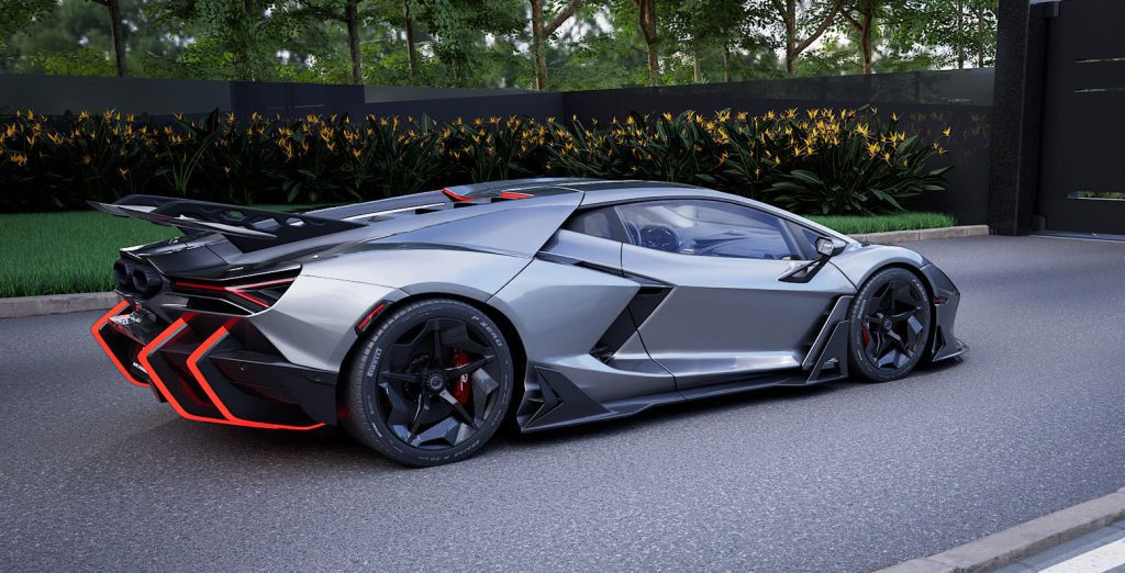 Check out the new Aero kit from Duke Dynamics for the Lamborghini Revuelto