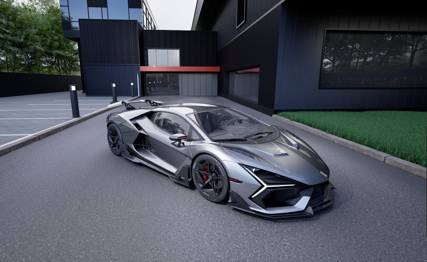 Check out the new Aero kit from Duke Dynamics for the Lamborghini Revuelto