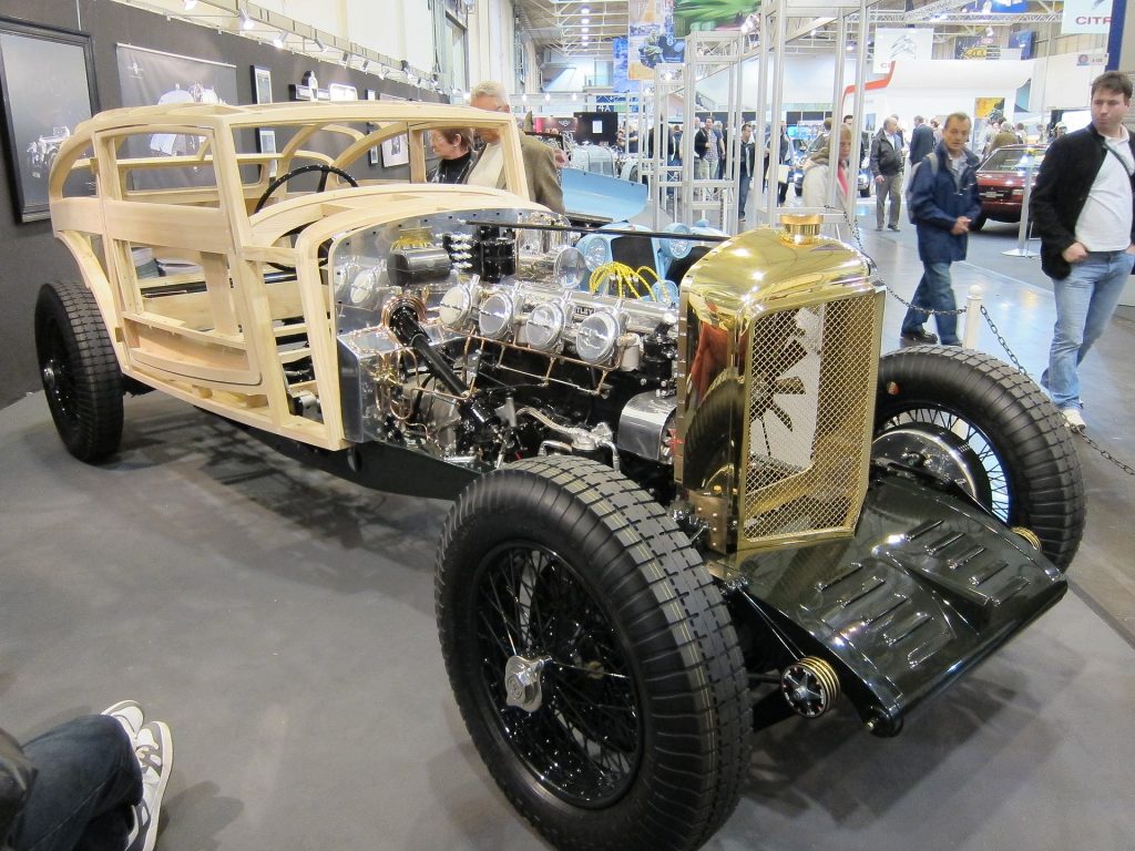 1930s Bentley blower with coachbuilding frame 