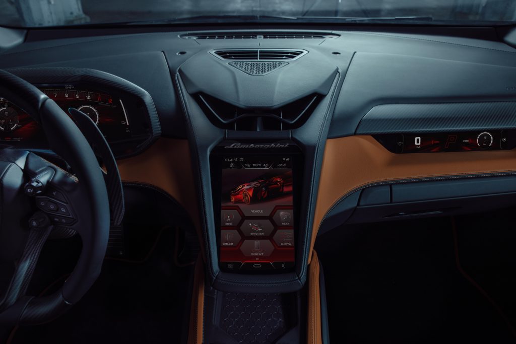 2025 Lamborghini Temerario interior details